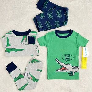 NWT Carters 4 pieces pajamas 18m